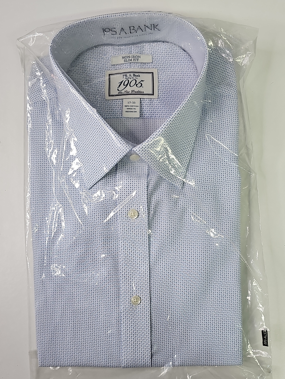 Jos. A. Bank Light Blue Textured Dress Shirt